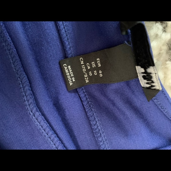 H&M Royal Blue Dress Small - Picture 11 of 12